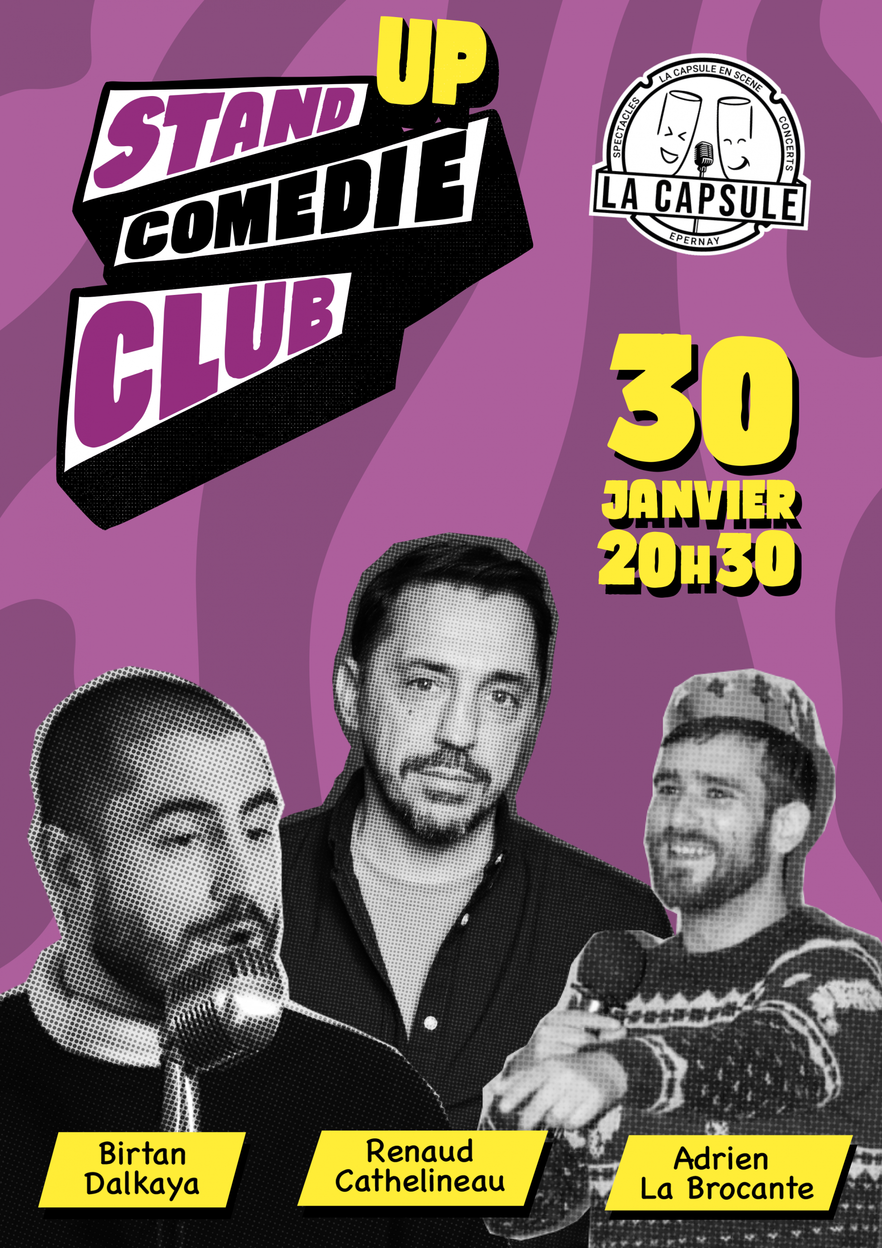 Stand UP Comédie Club - 1 soirée 3 artistes