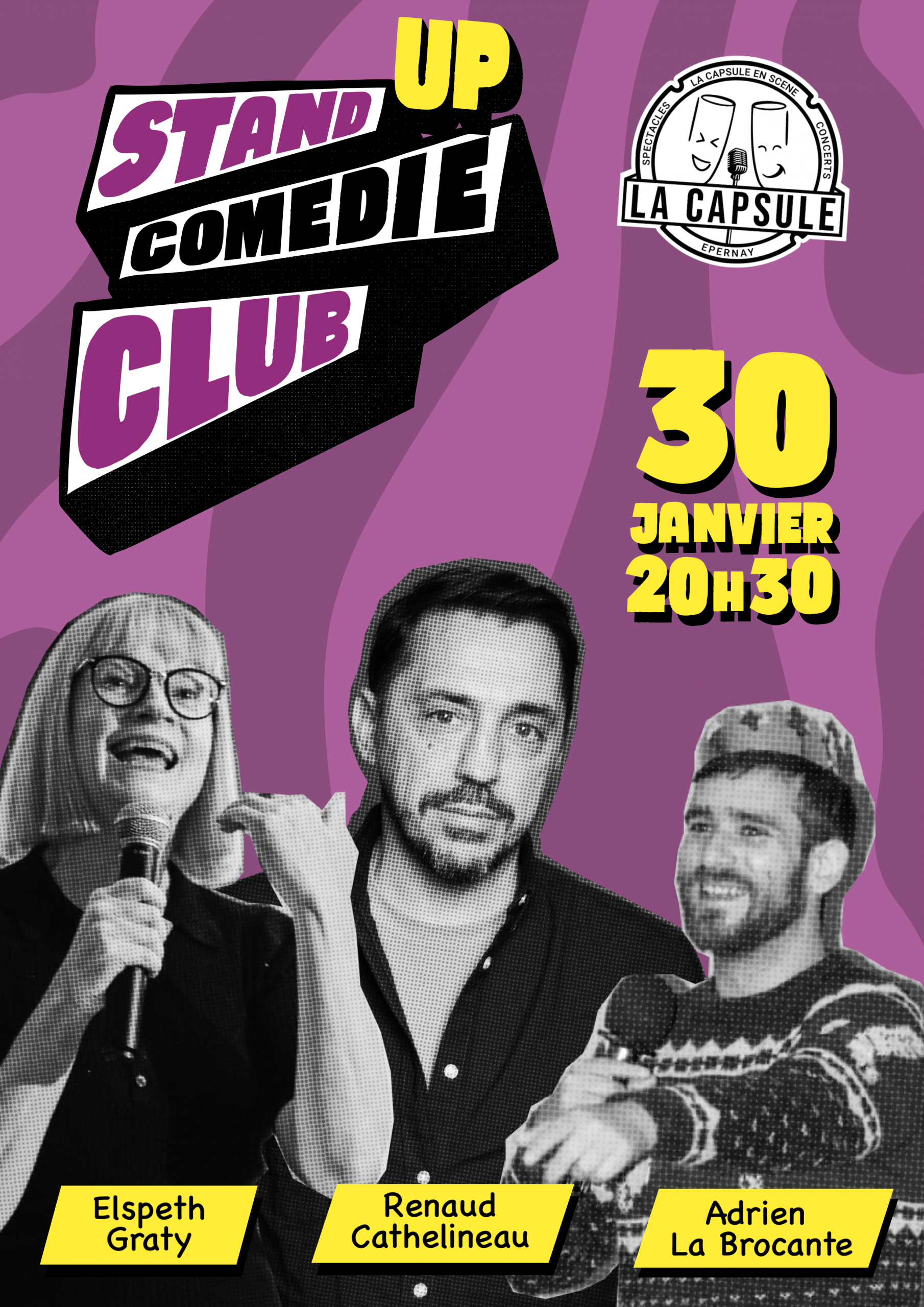 Stand UP Comédie Club - 1 soirée 3 artistes