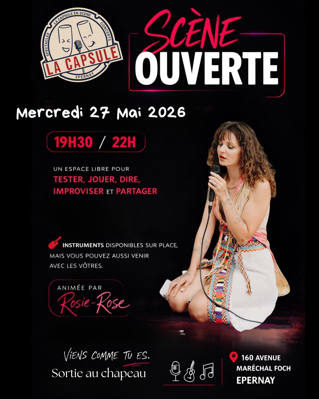 Scène Ouverte – Une soirée d’expression et d’évasion !