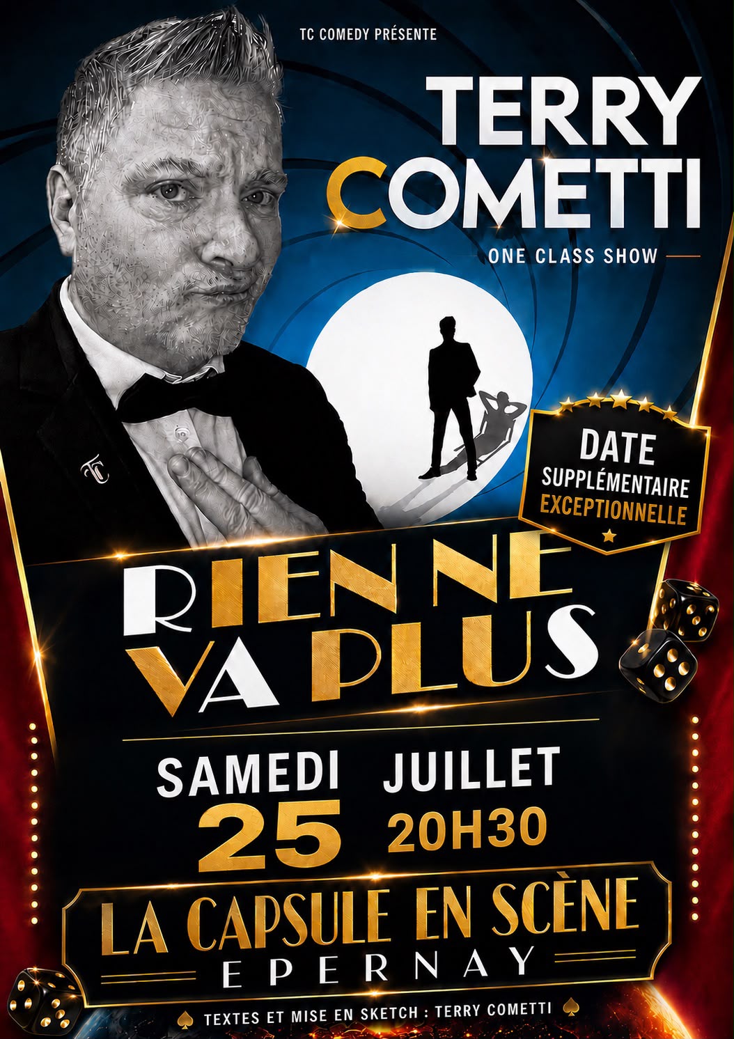 Terry Cometti - Rien ne va plus ! - One Man Show