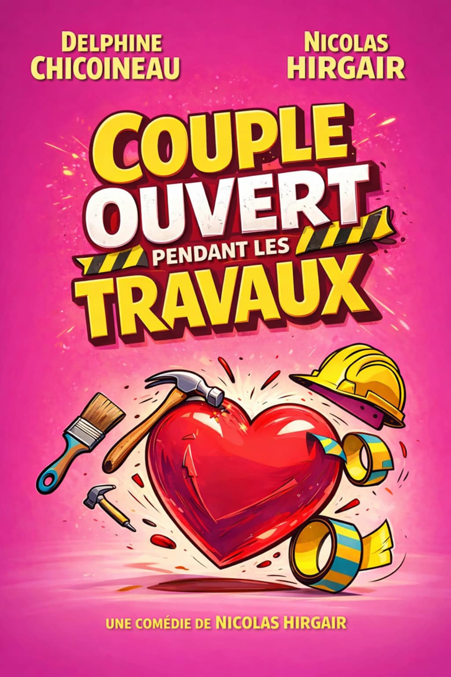 Couple ouvert pendant les travaux - Théâtre comédie