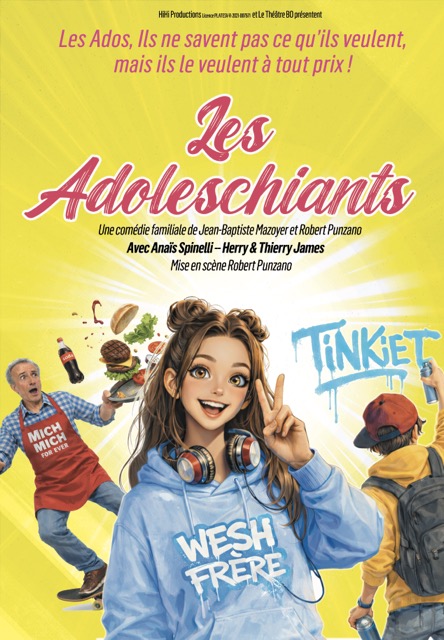 Les Adoleschiants - Théâtre comédie familiale